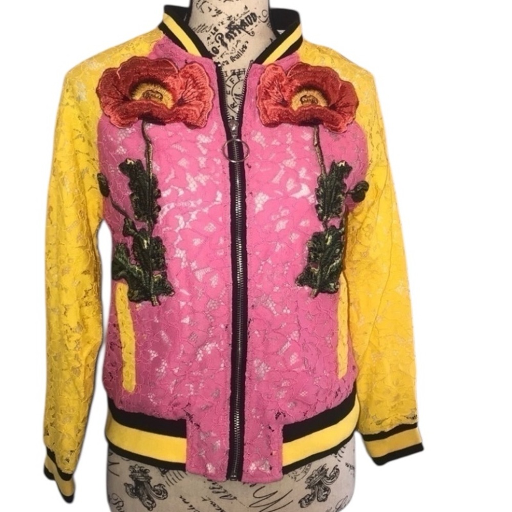 *NWT- Chinese Souvenir Bomber Jacket by Yativi. Size medium - Picture 5 of 8